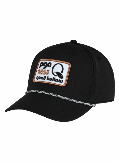 2025 PGA Championship Black AeroSphere Tech Rope Cap