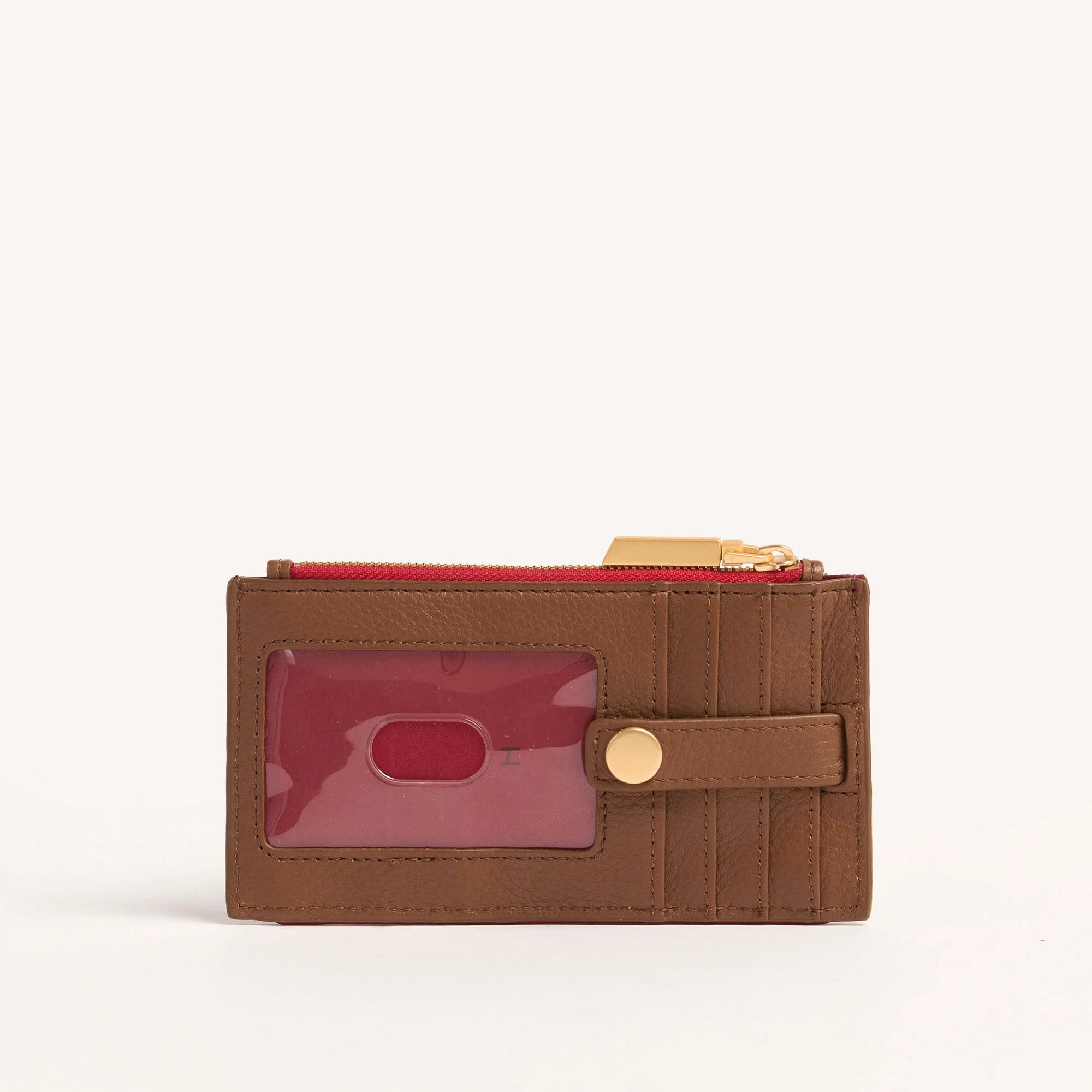 210 West | Mahogany Pebble/Brushed Gold Red Zip
