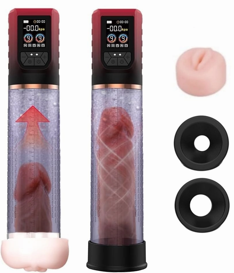 3 In 1 Penis Enlarger Extender Pump Male Masturbator