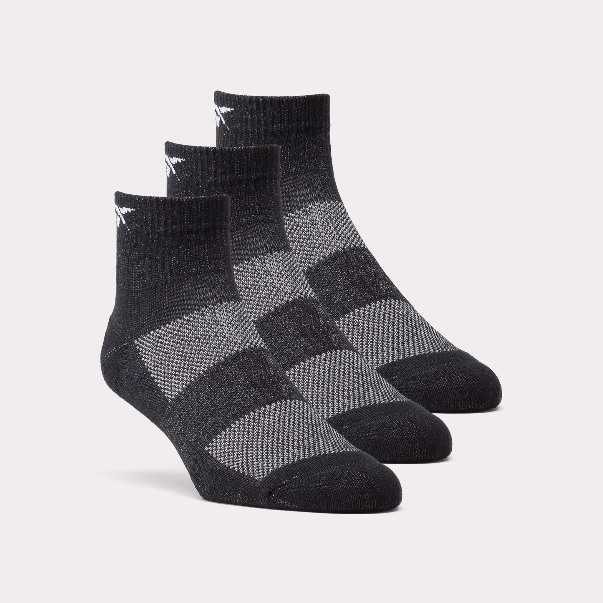 3-Pack Sports Essentials Ankle Socks Black
