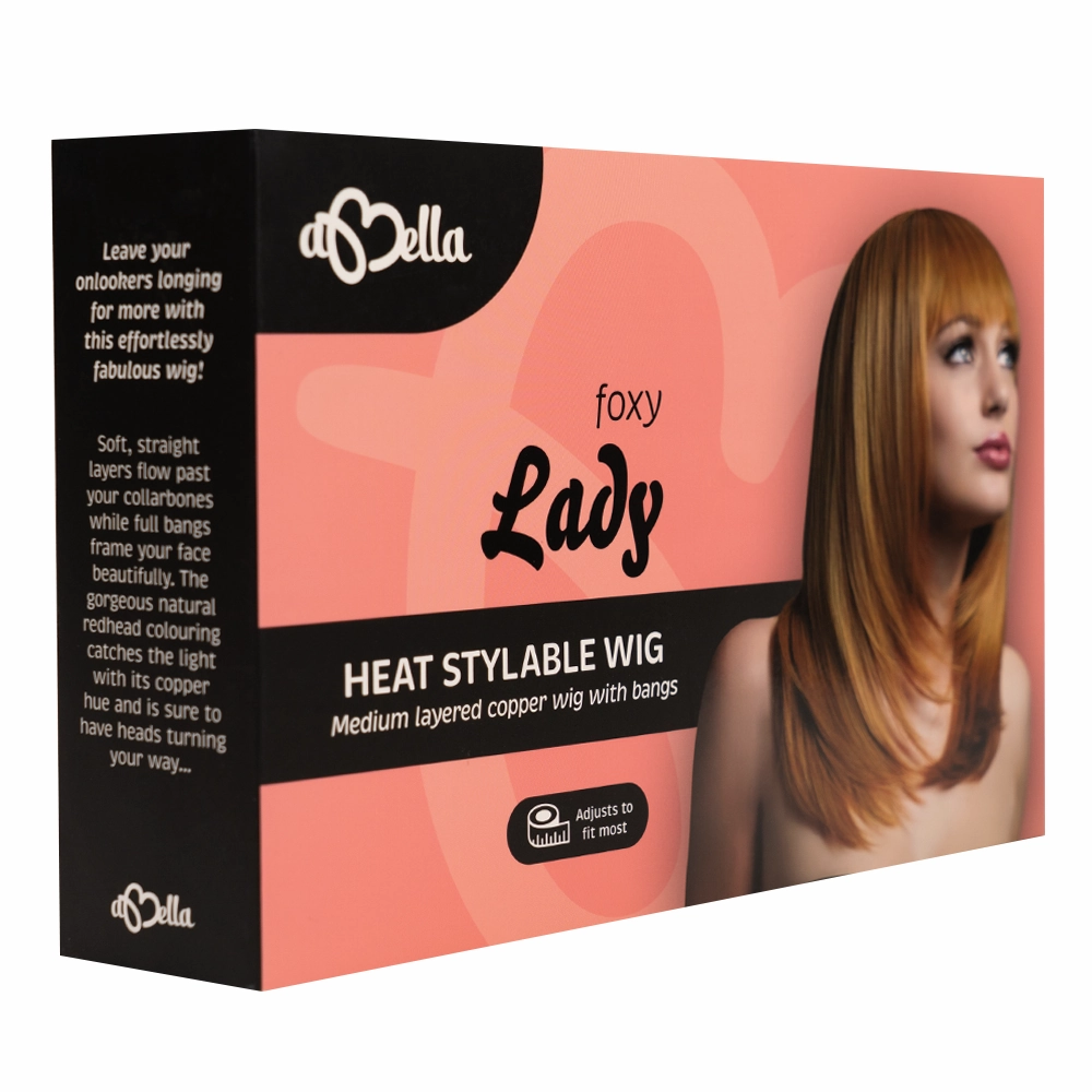 Abell'a Foxy Lady 36cm Straight Synthetic Wig With Bangs