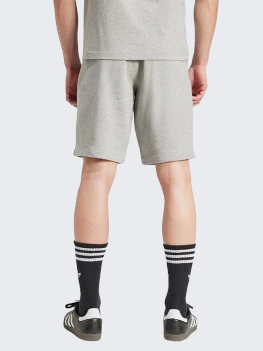 Adidas Essentials Trefoil Men Original Short Medium Grey Heather