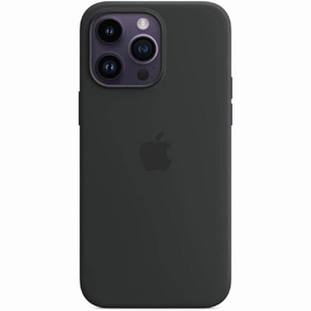 Apple MPTP3ZM/A iPhone 14 Pro Max Silicone Case with MagSafe - Midnight
