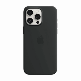 Apple MT1M3ZM/A iPhone 15 Pro Max Silicone Case with MagSafe - Black