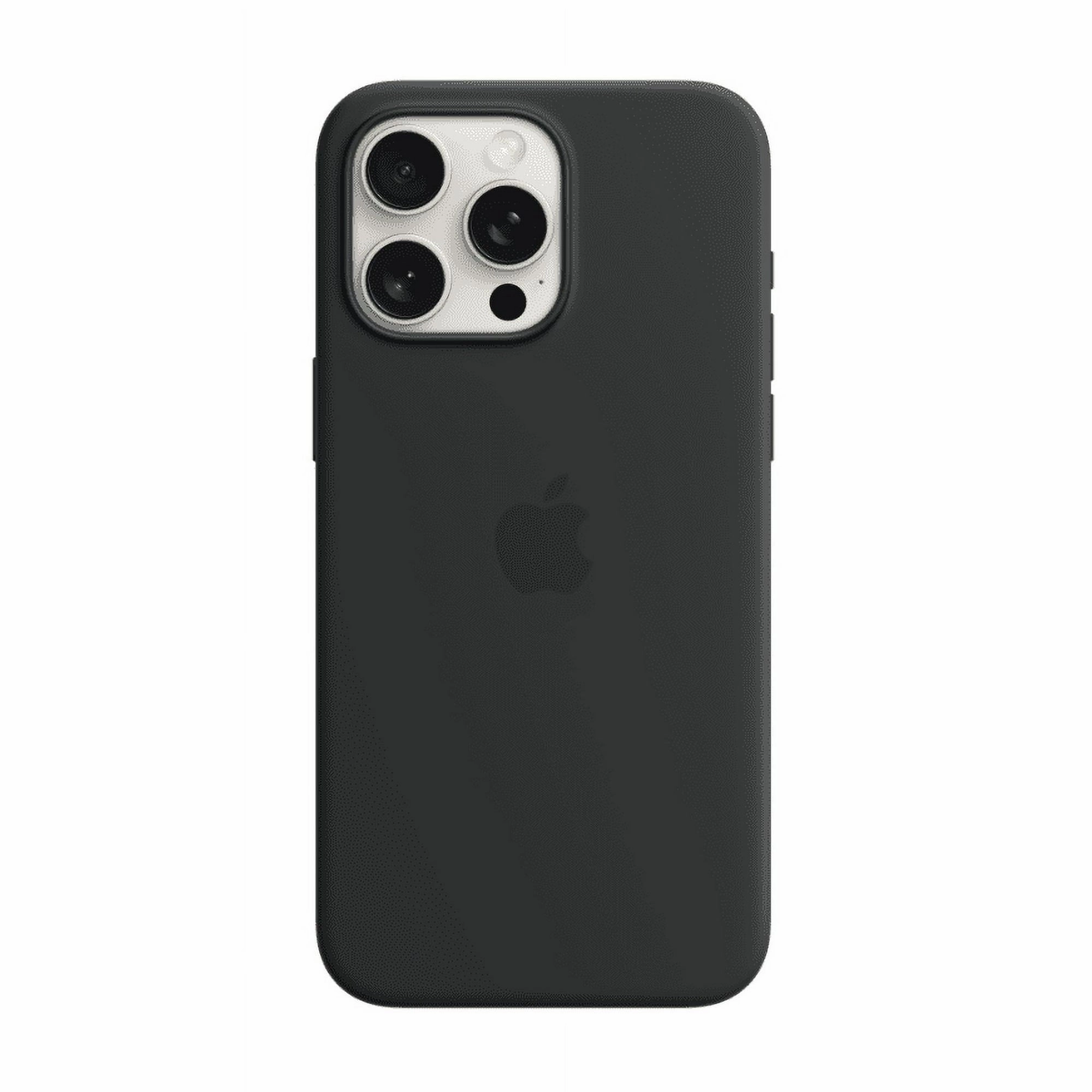 Apple MT1M3ZM/A iPhone 15 Pro Max Silicone Case with MagSafe - Black