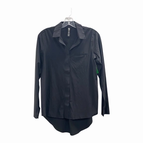 Athletic Top Ls Crewneck By Athleta In Black, Size:Xxs