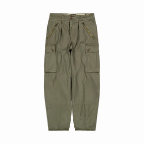 Baggy Fit Reverse-Sateen Cargo Pant Thermal Green