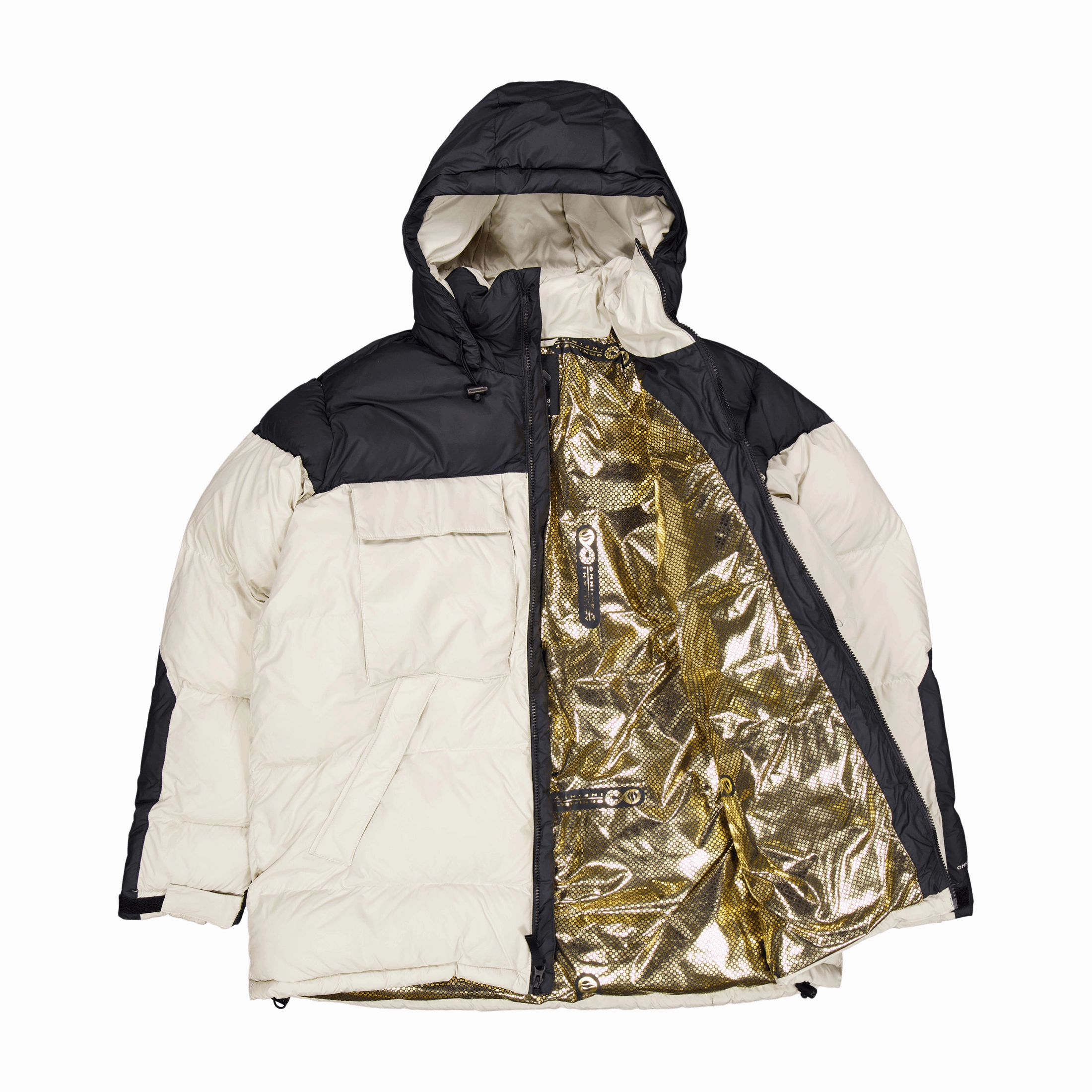 Ballistic Ridge™ Oversized Puf Dark Stone. Bla