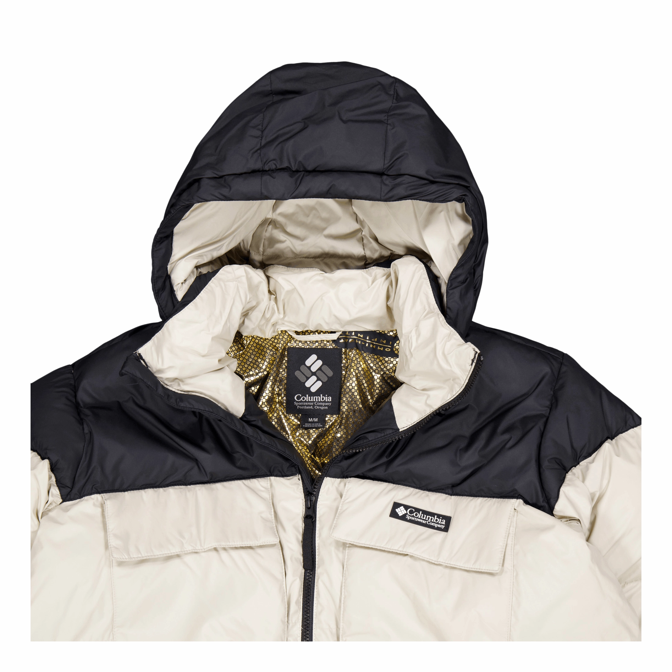 Ballistic Ridge™ Oversized Puf Dark Stone. Bla