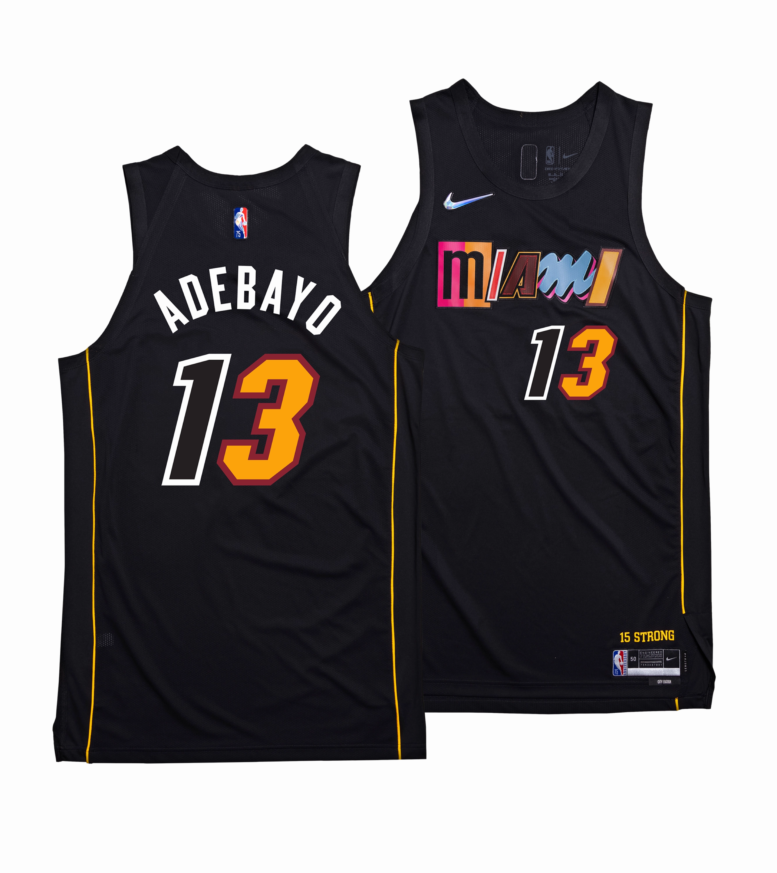 Bam Adebayo Nike Miami HEAT Mashup Youth Swingman Jersey - Player's Choice