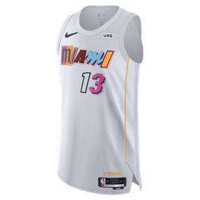 Bam Adebayo Nike Miami Mashup Vol. 2 Authentic Jersey