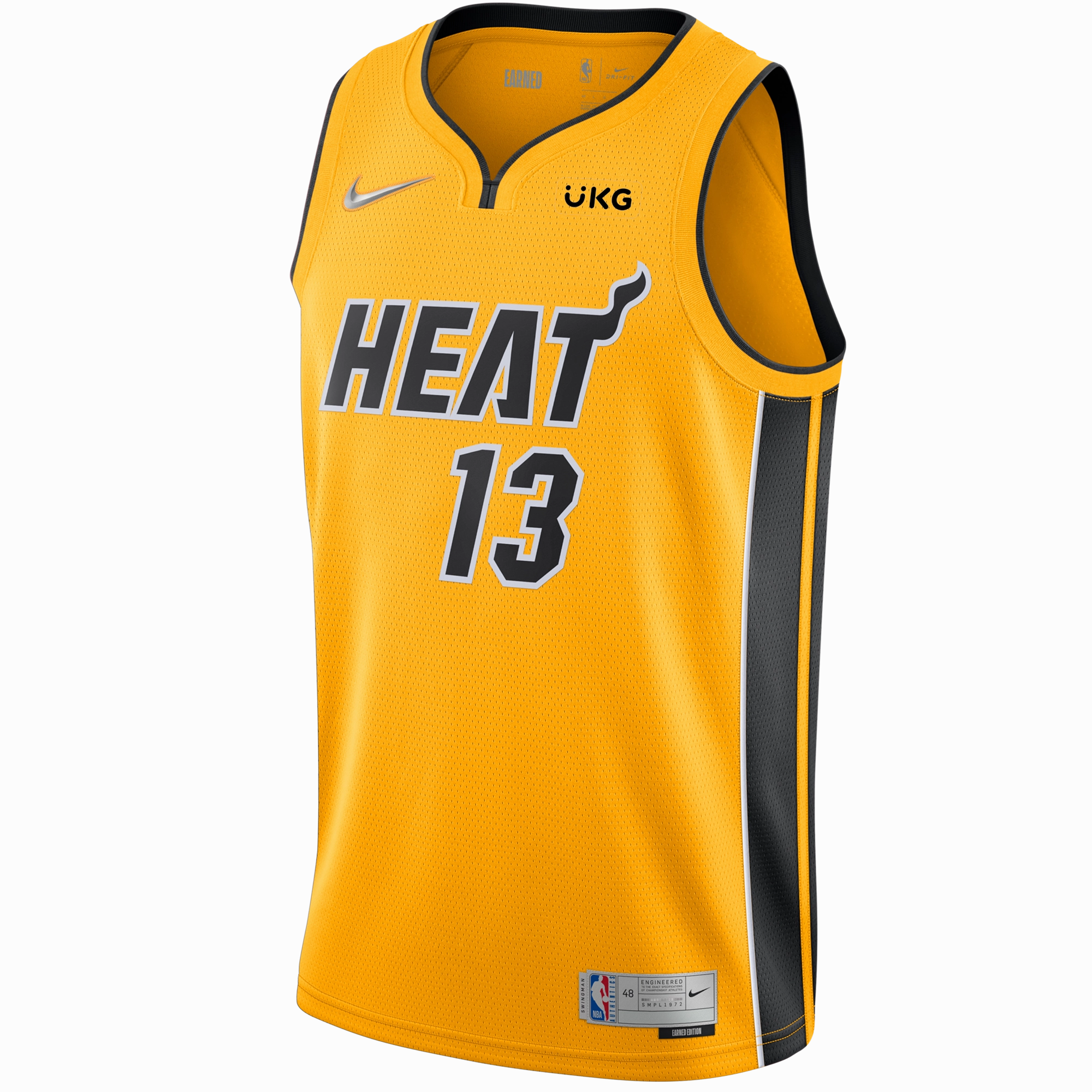 Bam Adebayo Nike Trophy Gold Youth Swingman Jersey