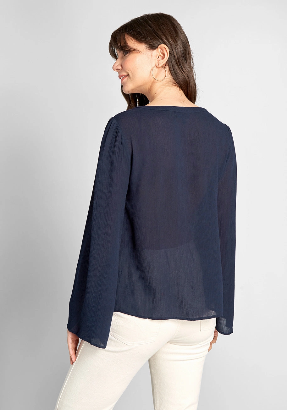 Bells and Giggles Long Sleeve Blouse