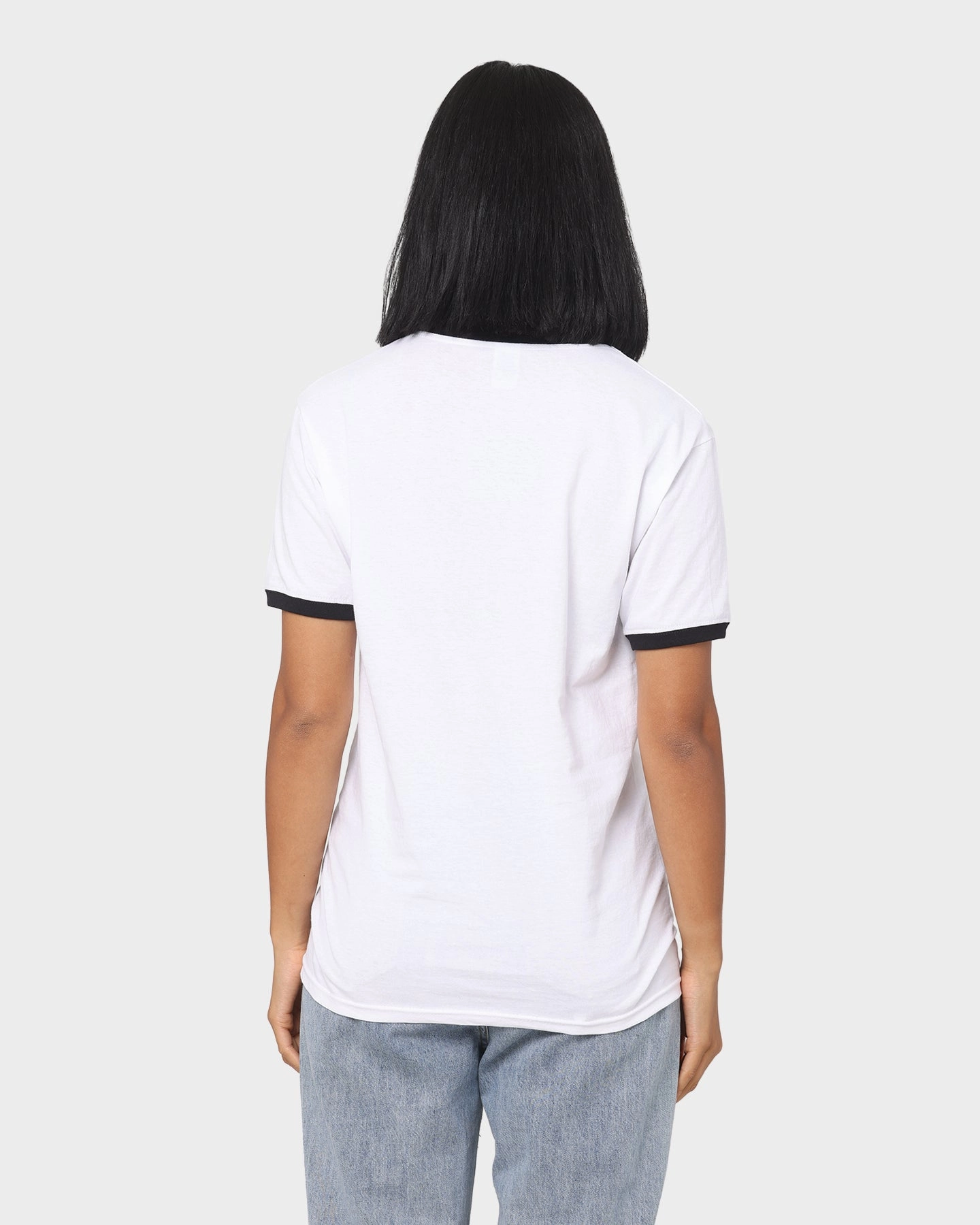 Blink 18 Anime Ringer T-Shirt White/Black
