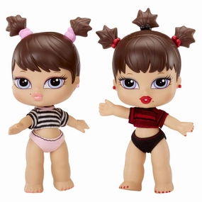 Bratz 527565 Babyz Twiins Phoebe and Roxxi 2-Pack Collectible Fashion Dolls with Pets