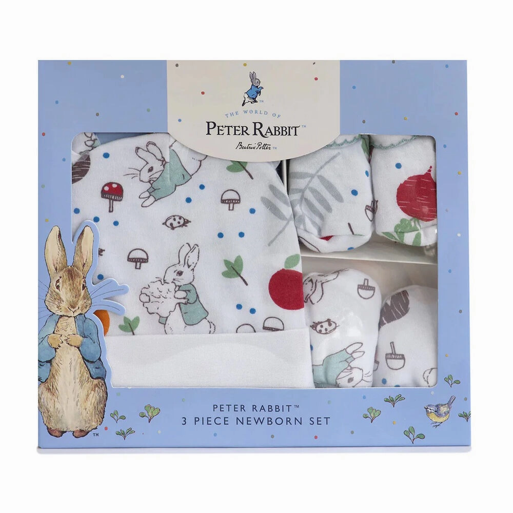 Bubba Blue Peter Rabbit New Adventure 3pcs Layette Set Blue