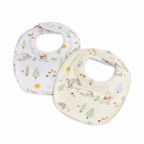 Bubba Blue Winnie The Pooh 2pk Dribble Bibs