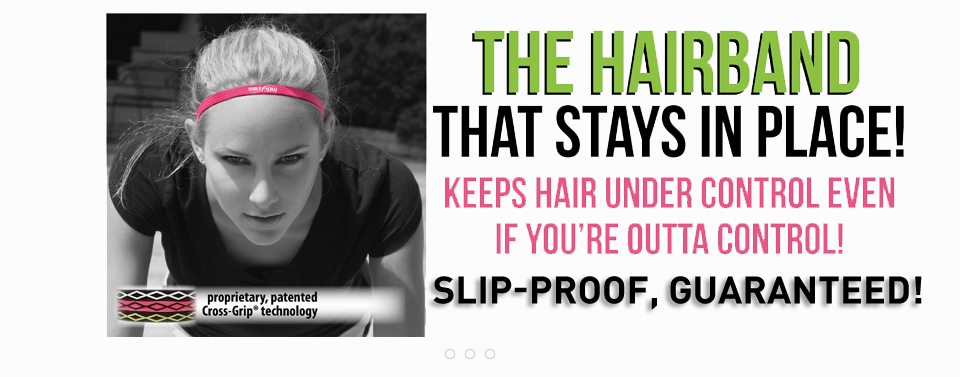 Cross Grip Hair-Bands by MaxFlowSports  
