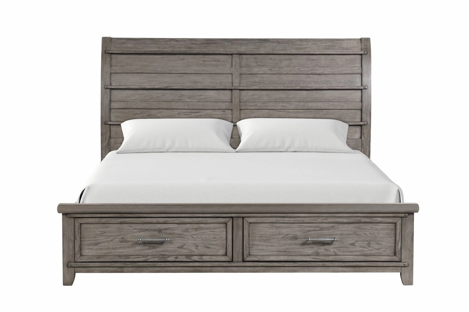 Dahlia 3-Piece Queen Storage Bed - Grey