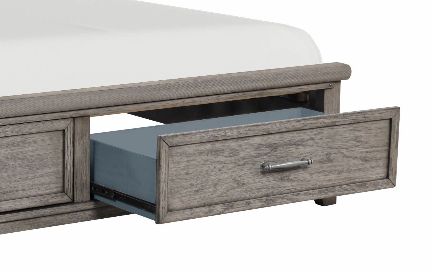 Dahlia 3-Piece Queen Storage Bed - Grey