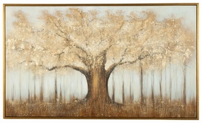 Dalewick Brown / Gray / Gold Finish Wall Art
