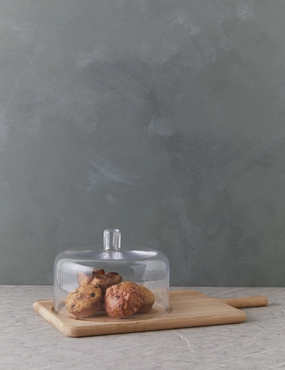 Dine Cheese Dome   Oak Board by LSA International