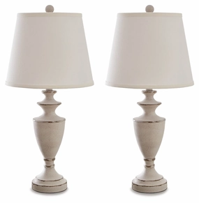 Dorcher Antique Gray Metal Table Lamp