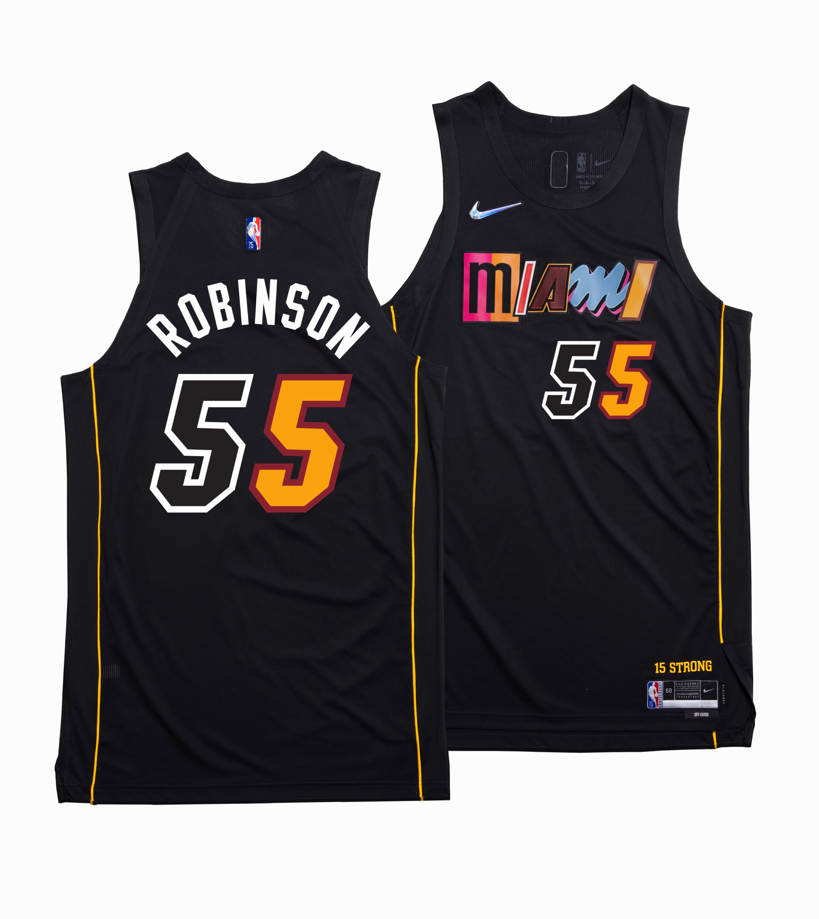 Duncan Robinson Nike Miami HEAT Mashup Swingman Jersey - Player's Choice