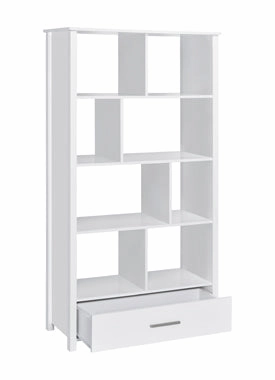 Dylan Rectangular 8-Shelf Bookcase