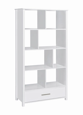 Dylan Rectangular 8-Shelf Bookcase
