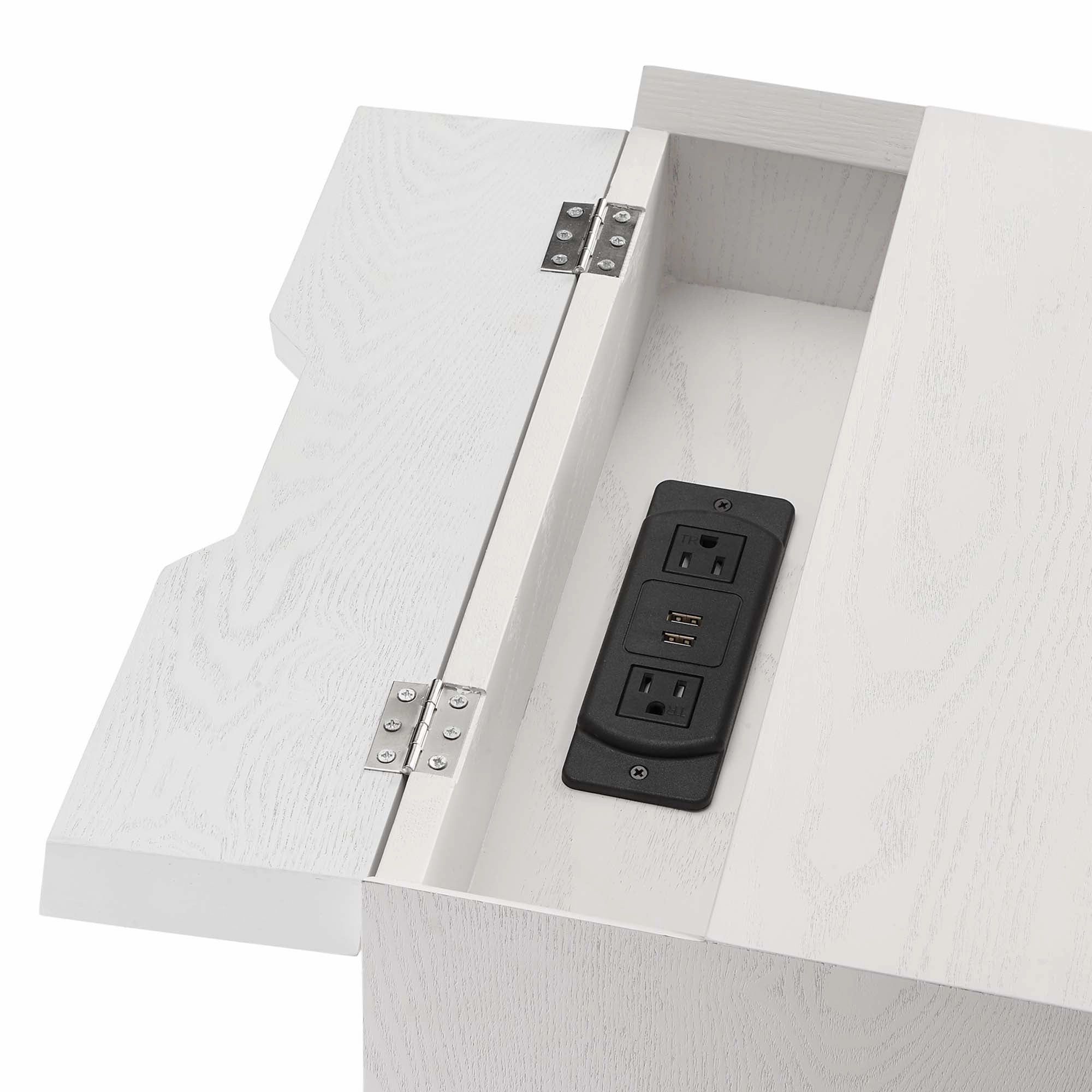 Ember Wood Nightstand With USB Ports by Modway