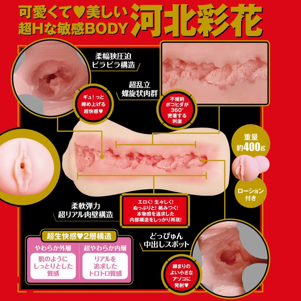 EXE - AV Japanese Real Hole Raw Saika Kawakita Onahole (Beige)