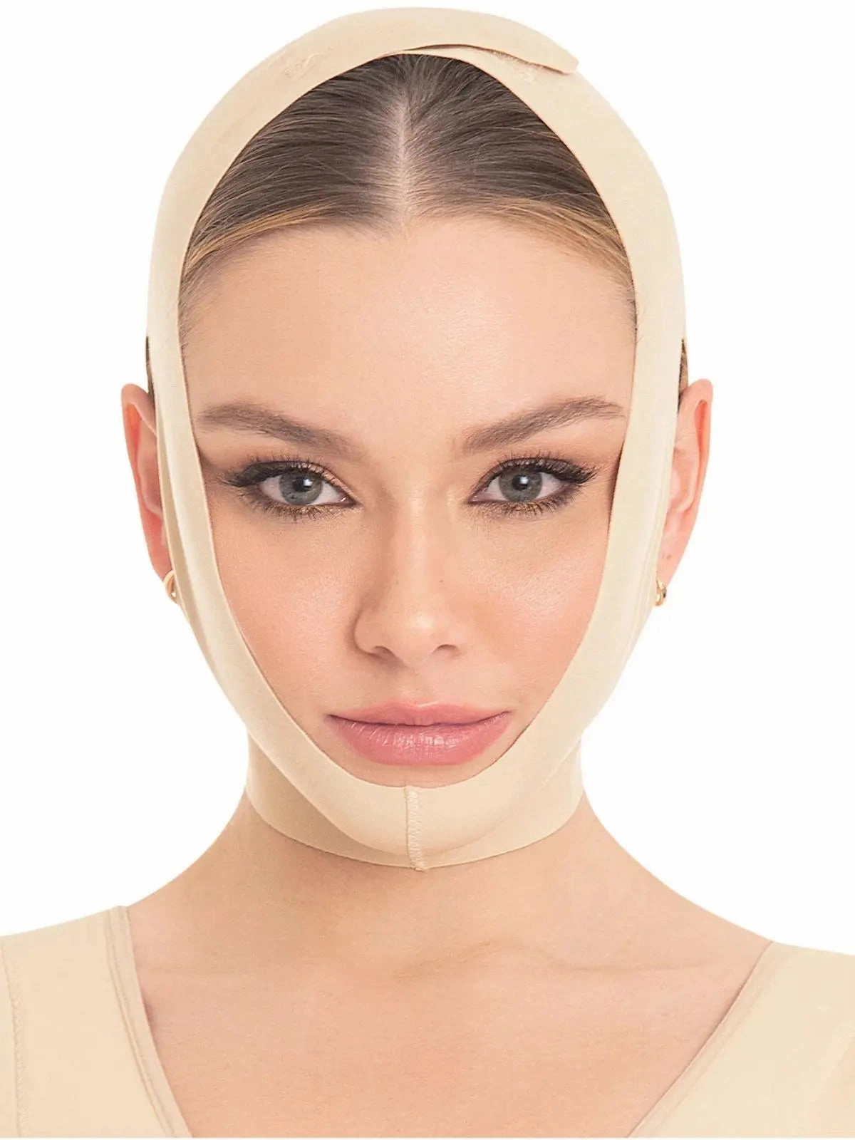 Fajas MYD 0810 | Fajas Colombianas Post-Surgical Chin Compression Strap – High Compression