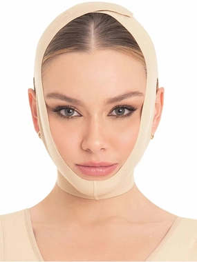 Fajas MYD 0810 | Fajas Colombianas Post-Surgical Chin Compression Strap – High Compression