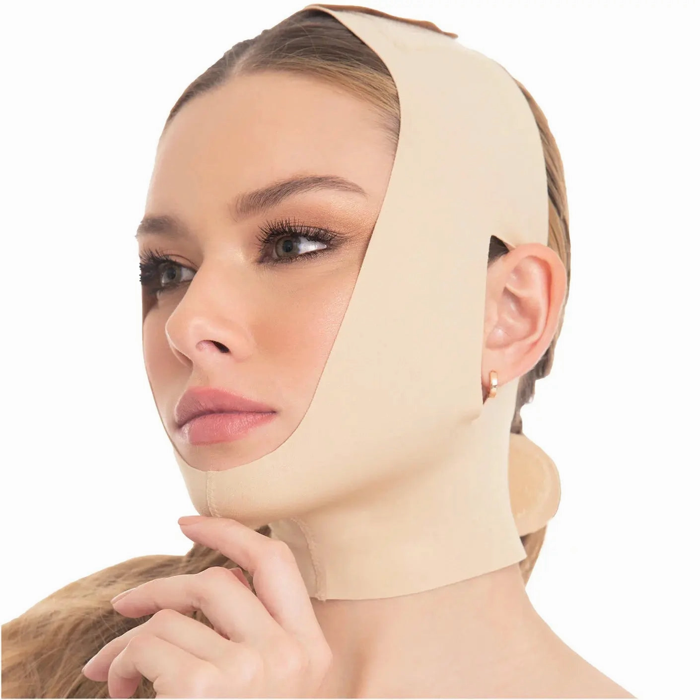 Fajas MYD 0810 | Fajas Colombianas Post-Surgical Chin Compression Strap – High Compression