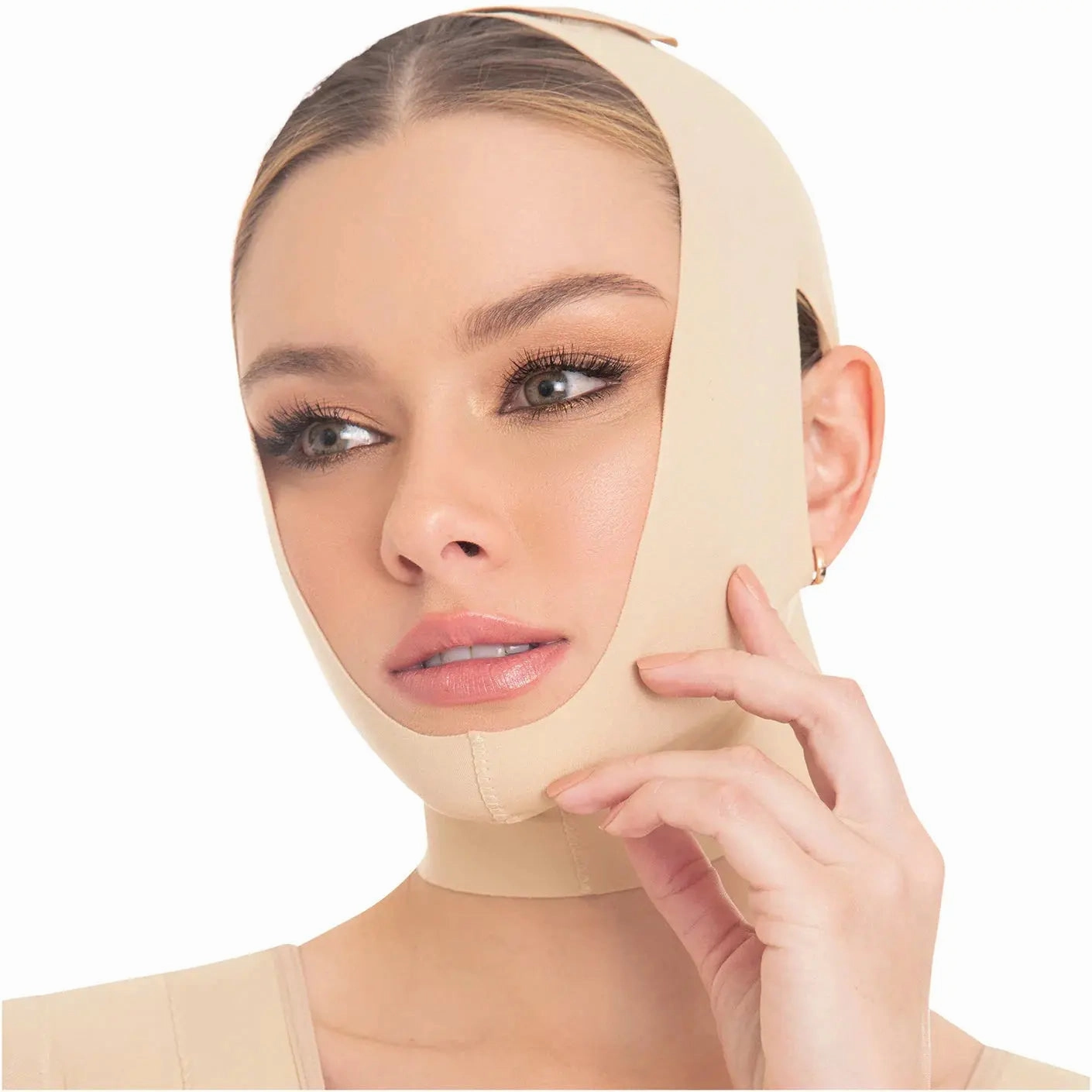 Fajas MYD 0810 | Fajas Colombianas Post-Surgical Chin Compression Strap – High Compression