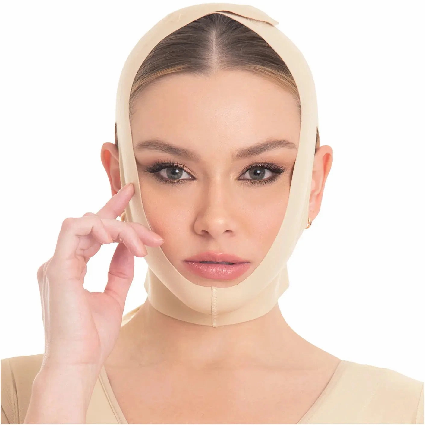 Fajas MYD 0810 | Fajas Colombianas Post-Surgical Chin Compression Strap – High Compression