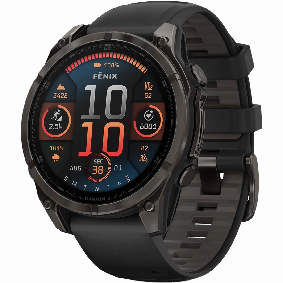 Fenix 8 Sapphire 47mm Amoled - Carbon Gray