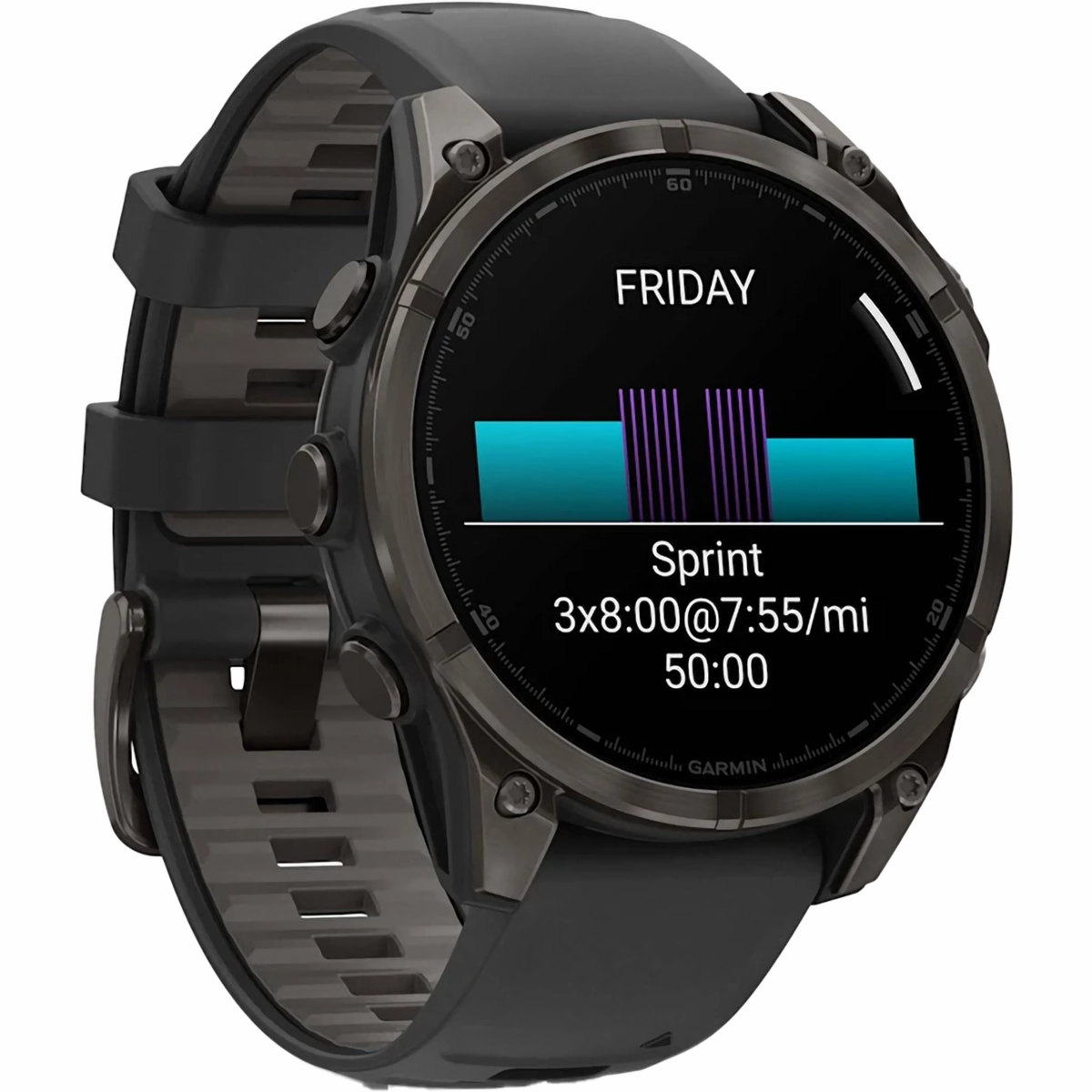 Fenix 8 Sapphire 47mm Amoled - Carbon Gray