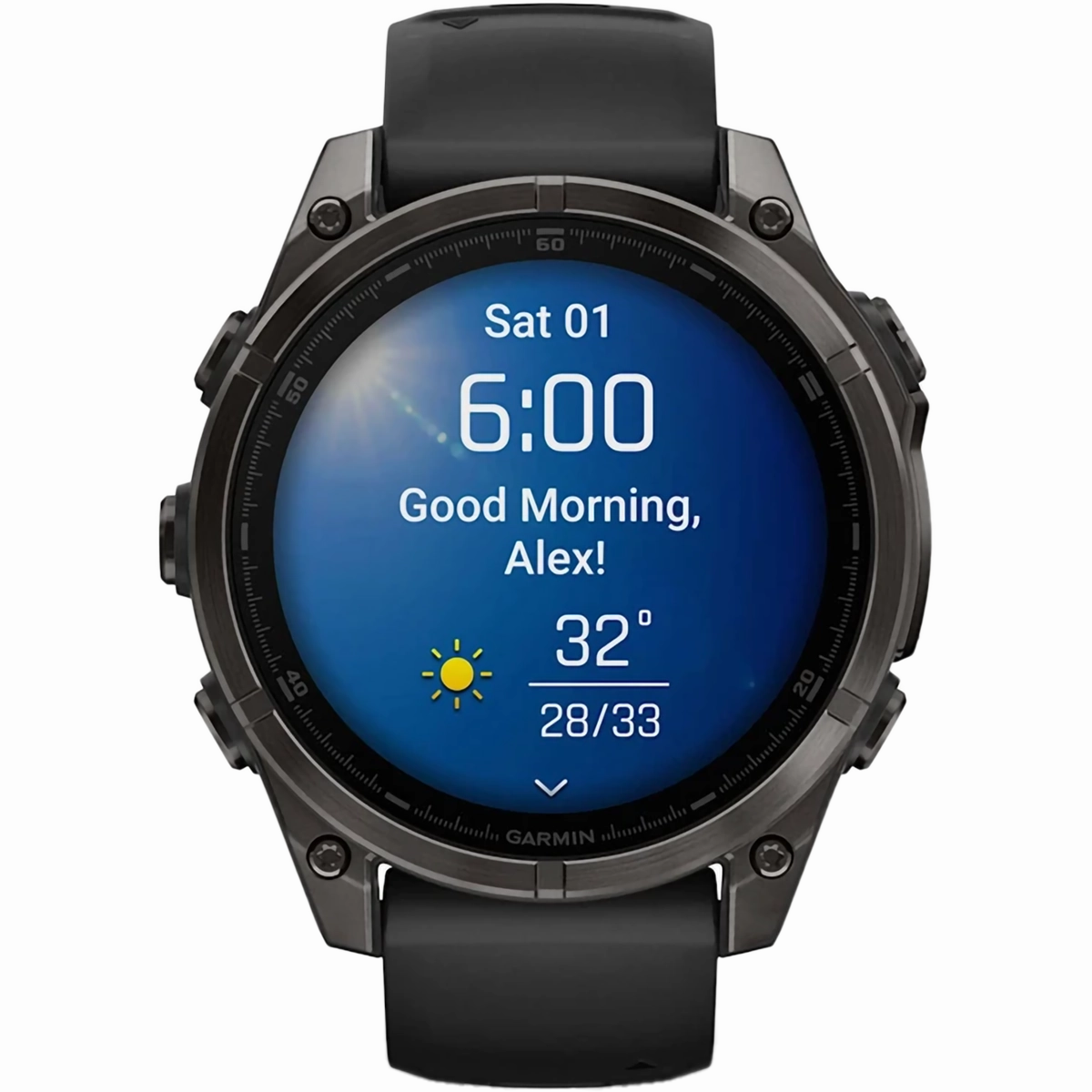 Fenix 8 Sapphire 47mm Amoled - Carbon Gray