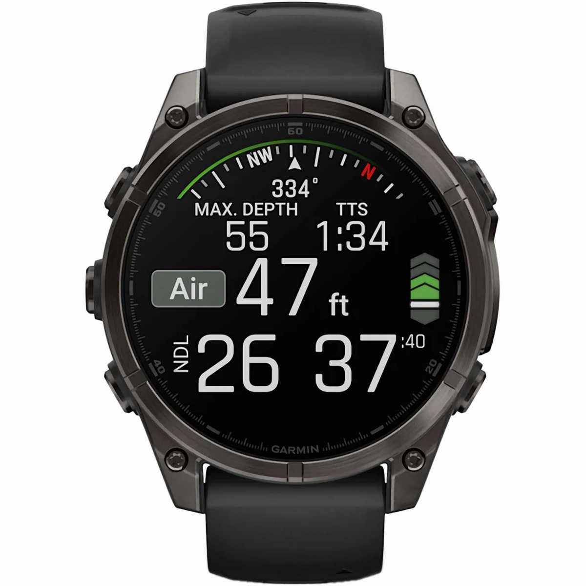 Fenix 8 Sapphire 47mm Amoled - Carbon Gray