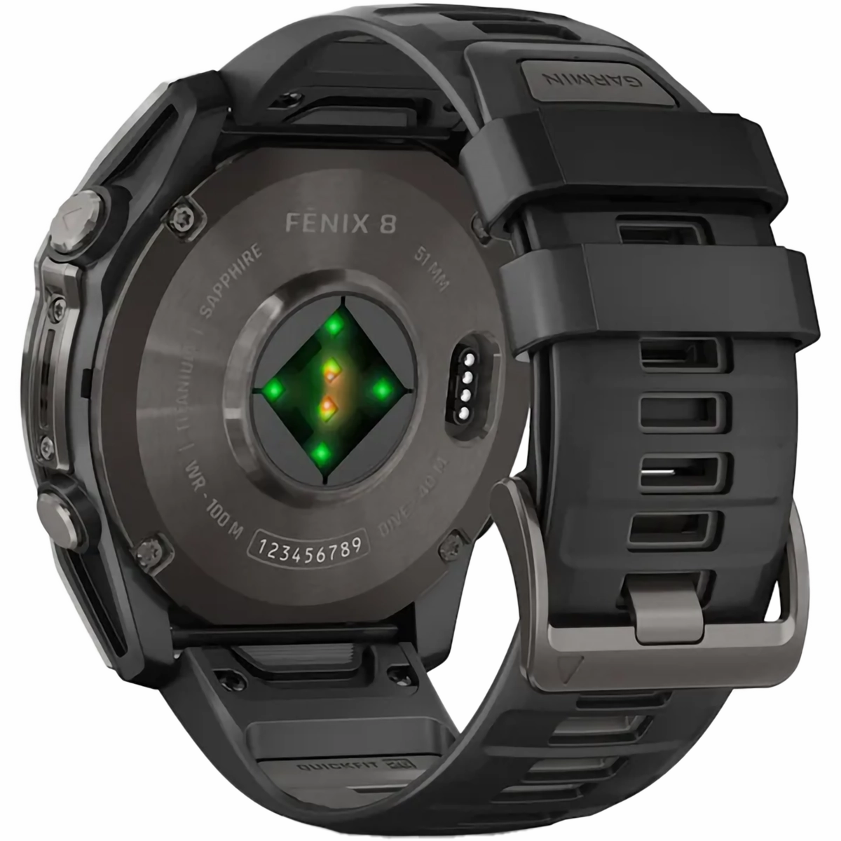 Fenix 8 Sapphire 51mm Amoled - Carbon Gray