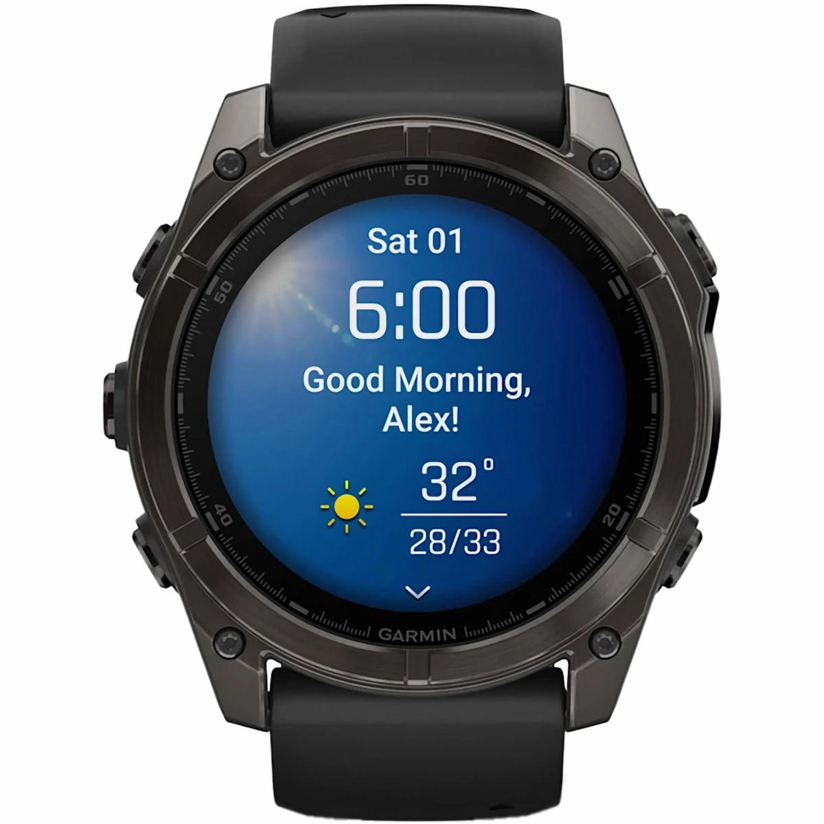 Fenix 8 Sapphire 51mm Amoled - Carbon Gray