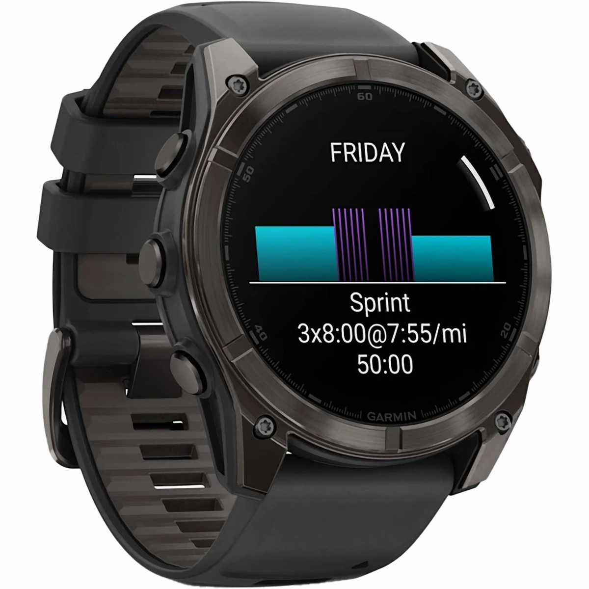 Fenix 8 Sapphire 51mm Amoled - Carbon Gray