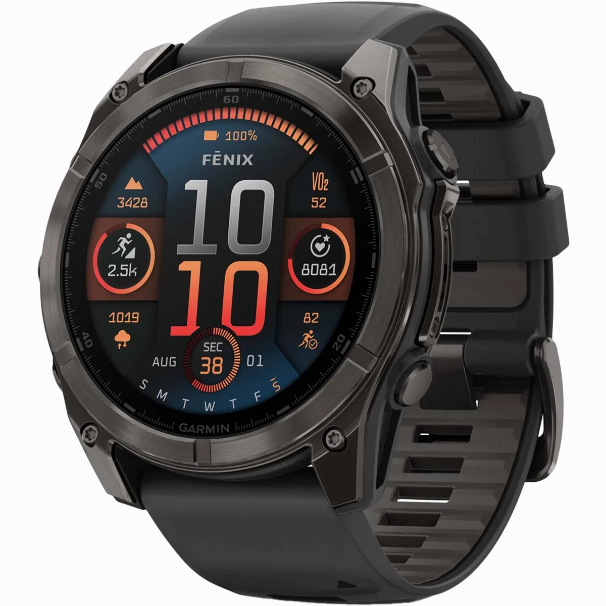 Fenix 8 Sapphire 51mm Amoled - Carbon Gray