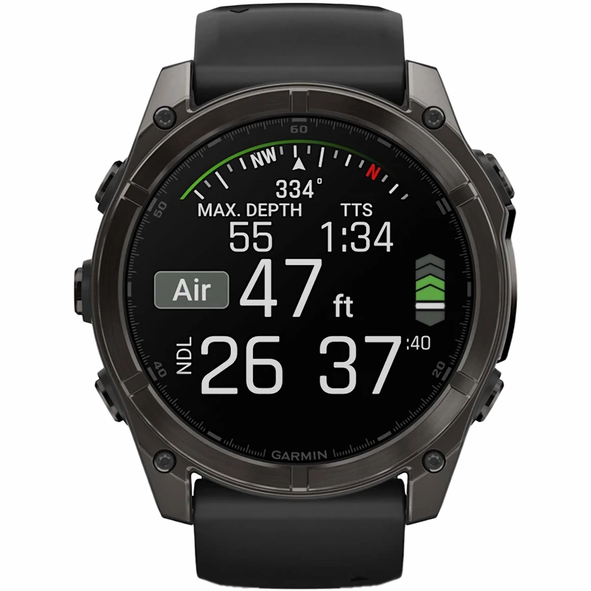 Fenix 8 Sapphire 51mm Amoled - Carbon Gray