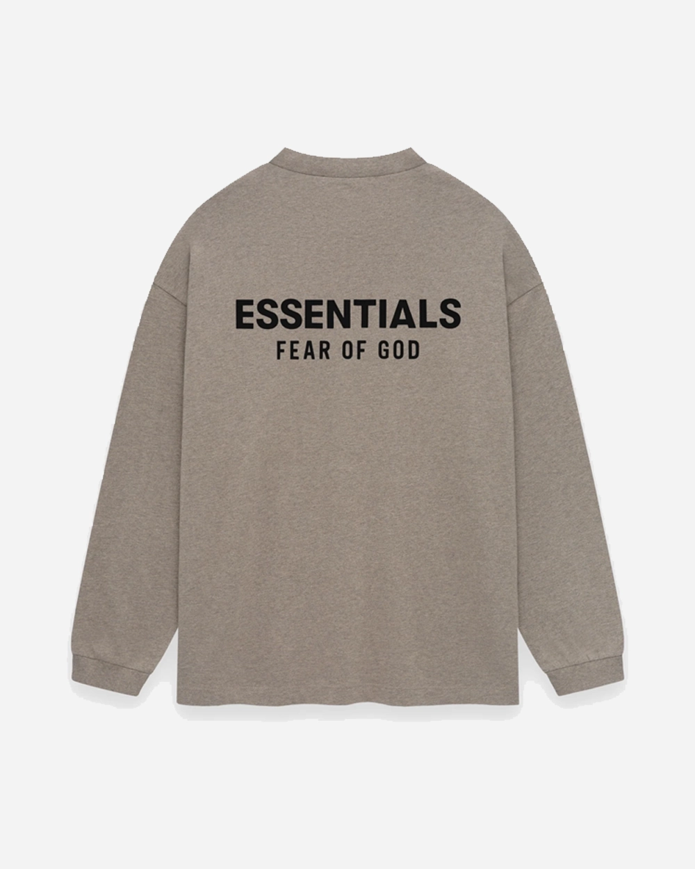FOG ESSENTIALS HOLIDAY24 DARK HEATHER GREY JERSEY LONG SLEEVE