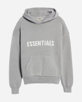 FOG ESSENTIALS SS20 KNIT HOODIE NORDSTROM EXCLUSIVE PEBBLE