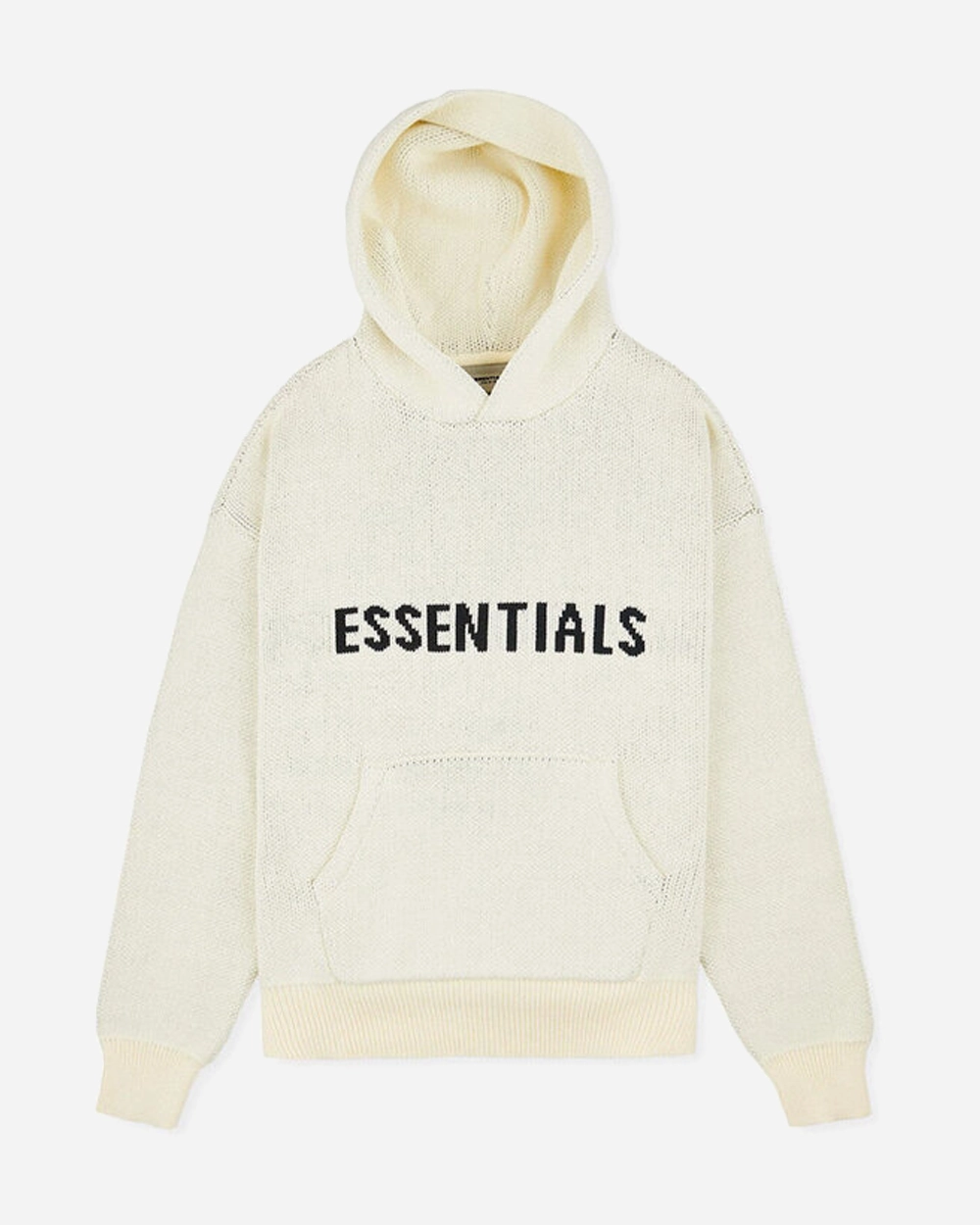 FOG ESSENTIALS SS21 CREAM KNIT HOODIE (NEW)