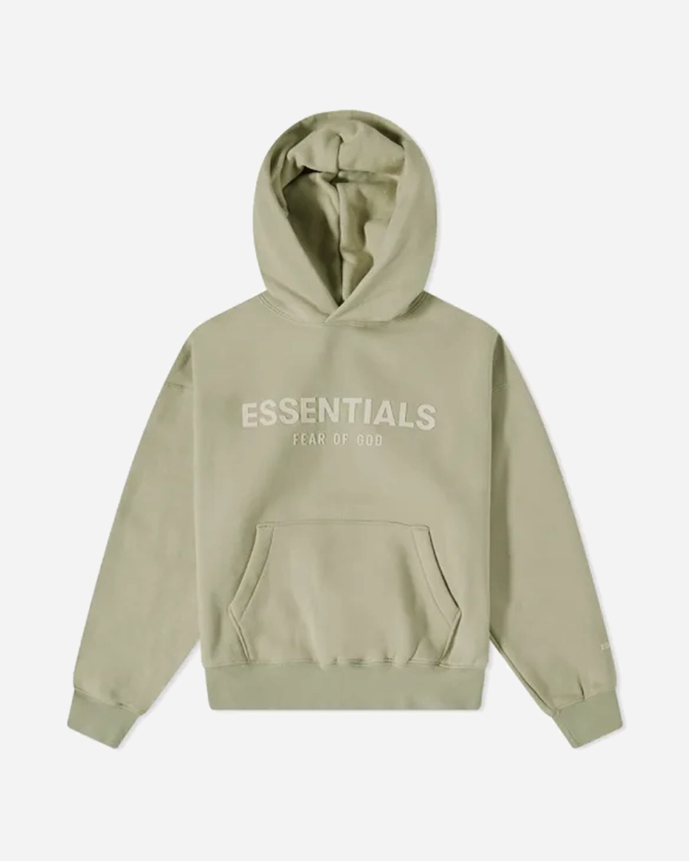 FOG ESSENTIALS SS22 LOGO SEAFOAM HOODIE KIDS